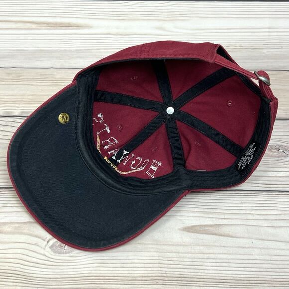 Harry Potter HOGWARTS Alumni Hat Adult Strapback Cap Adjustable Maroon + Pins - Picture 5 of 15